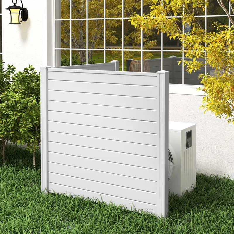 24 Panel Air Conditioner Fences For Garden Yard 48Quotl X 49Quoth Outdoor Privacy Screen With Upgraded Metal Stakes