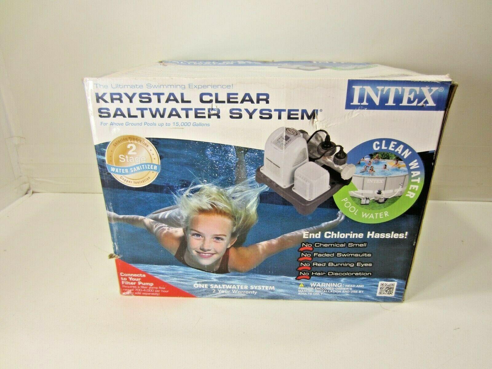 Krystal Clear Saltwater Pool System 2 Stage Filter CS8110 15k GAL