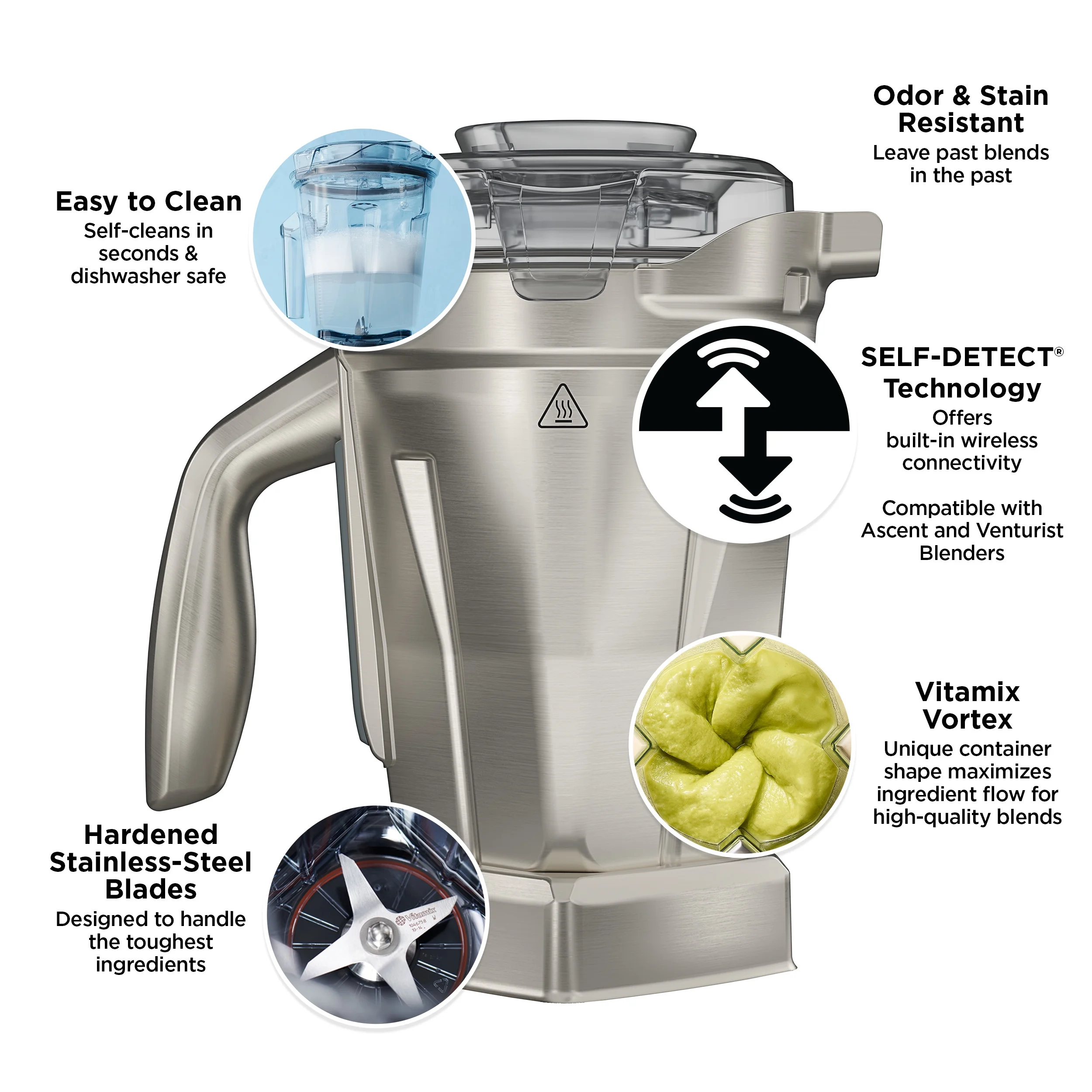 Vitamix 48-ounce Stainless Steel Container