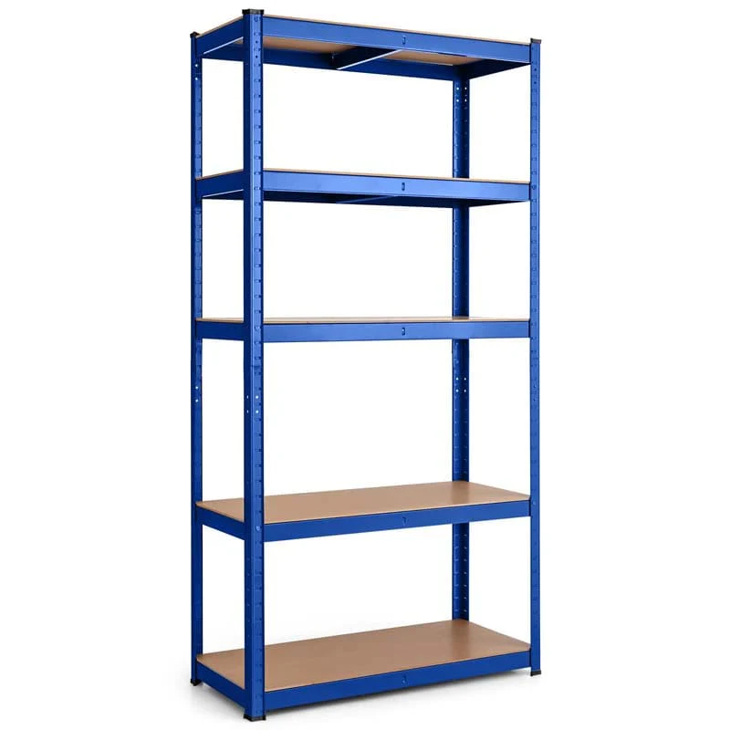 Blue 30Quot X 12Quot X 60Quot 5 Tier Storage Shelving Unit 2000 Lbs Capacity Heavy Duty Metal Utility Shelves Adjustable Storage Racks