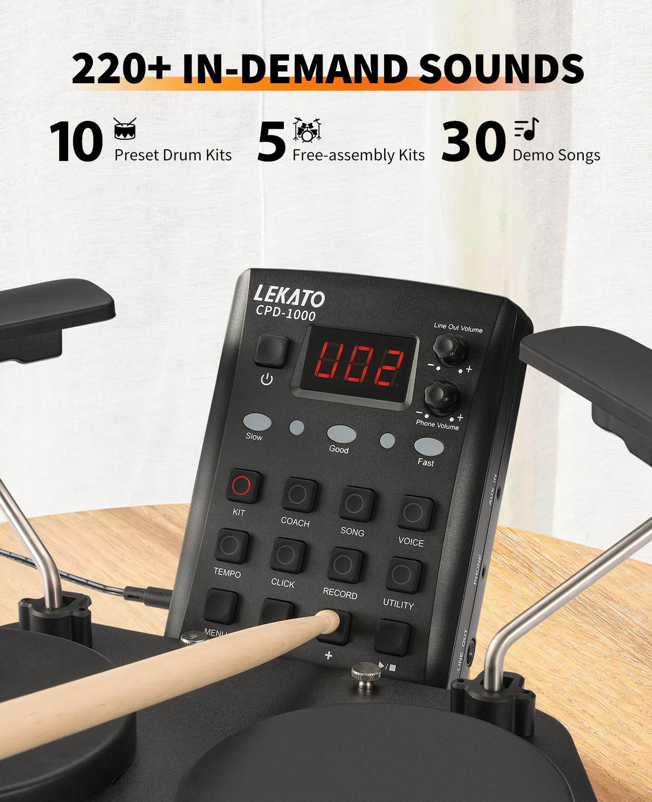 LEKATO Electronic Portable Electric Beginner