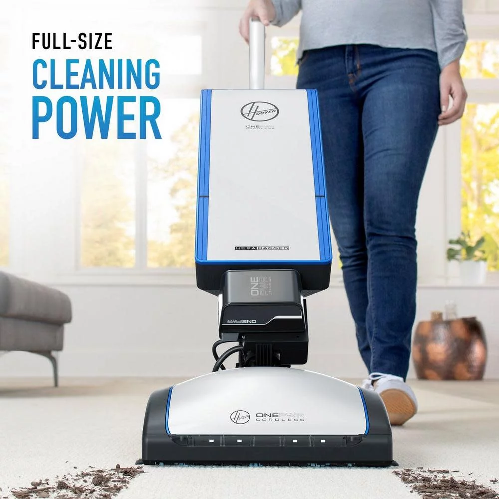 Hoover ONEPWR HEPA Cordless Bagged Upright Vacuum Cleaner, BH55500PC