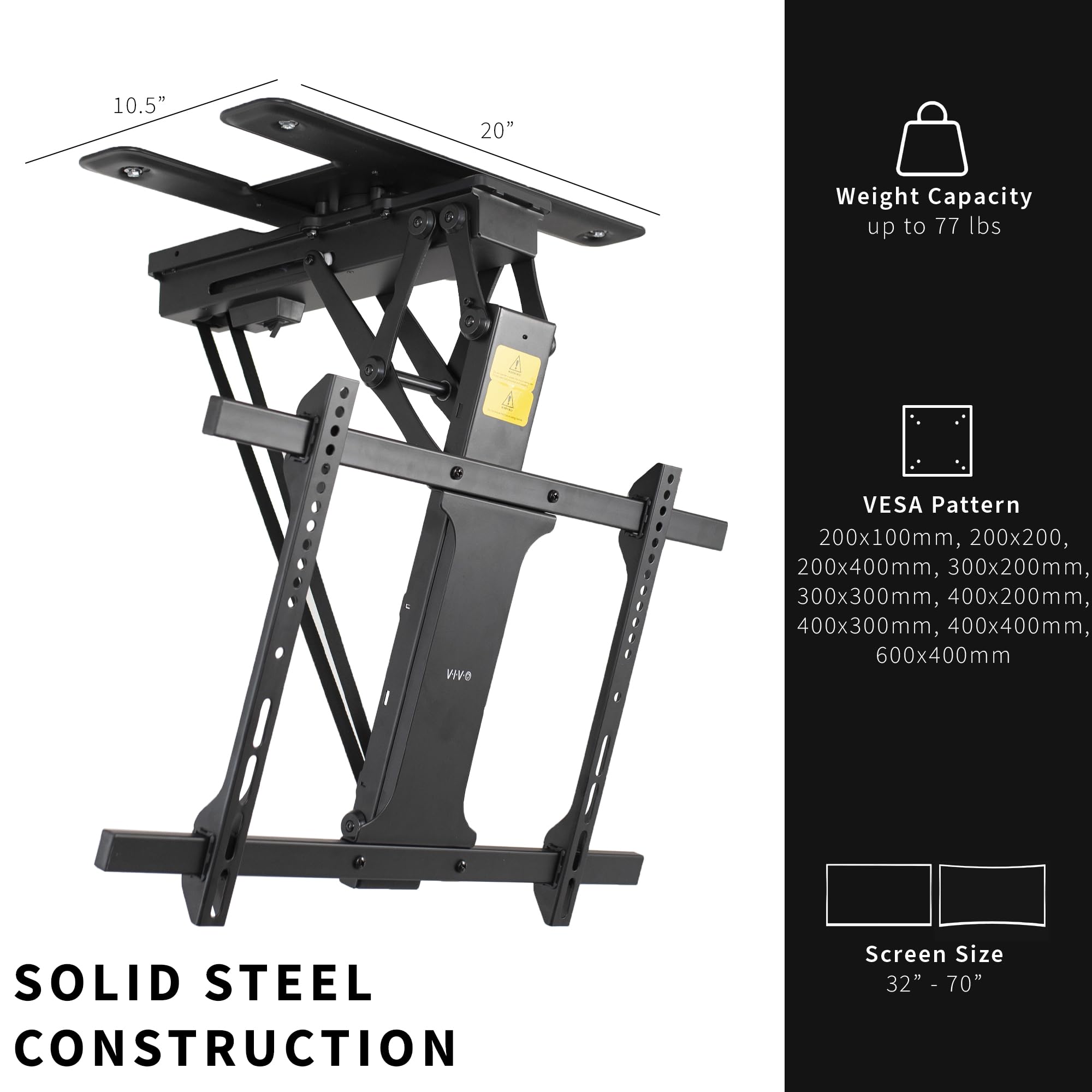 VIVO Electric Swiveling Ceiling Motorized