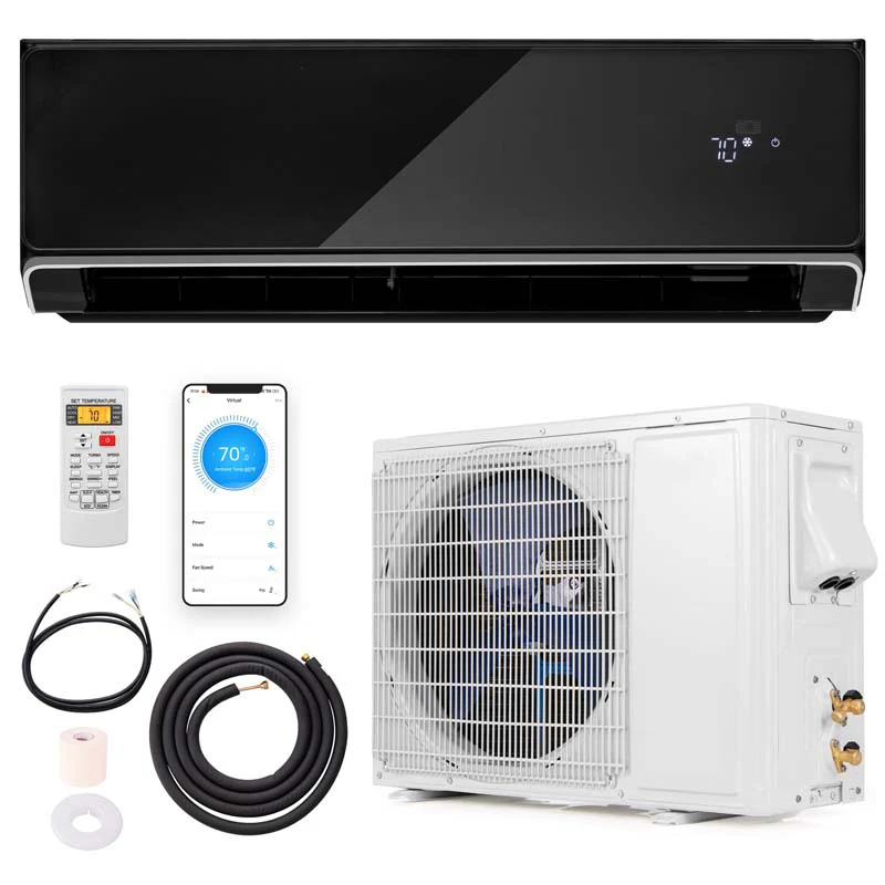 18000 Btu 21 Seer2 208 230V Wifi Enabled Mini Split Air Conditioner With Alexa Wall Mounted Ductless Ac Unit Inverter Heat Pump System