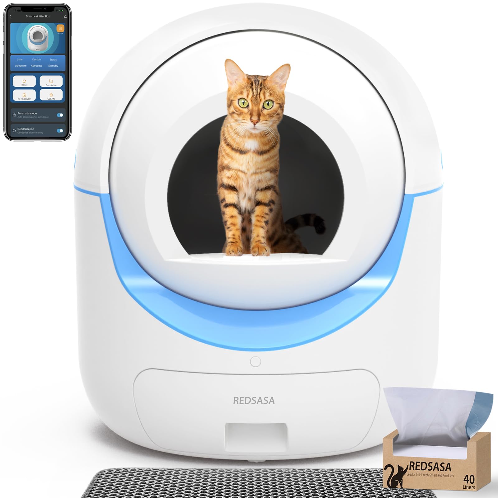 REDSASA Self Cleaning Cat Litter