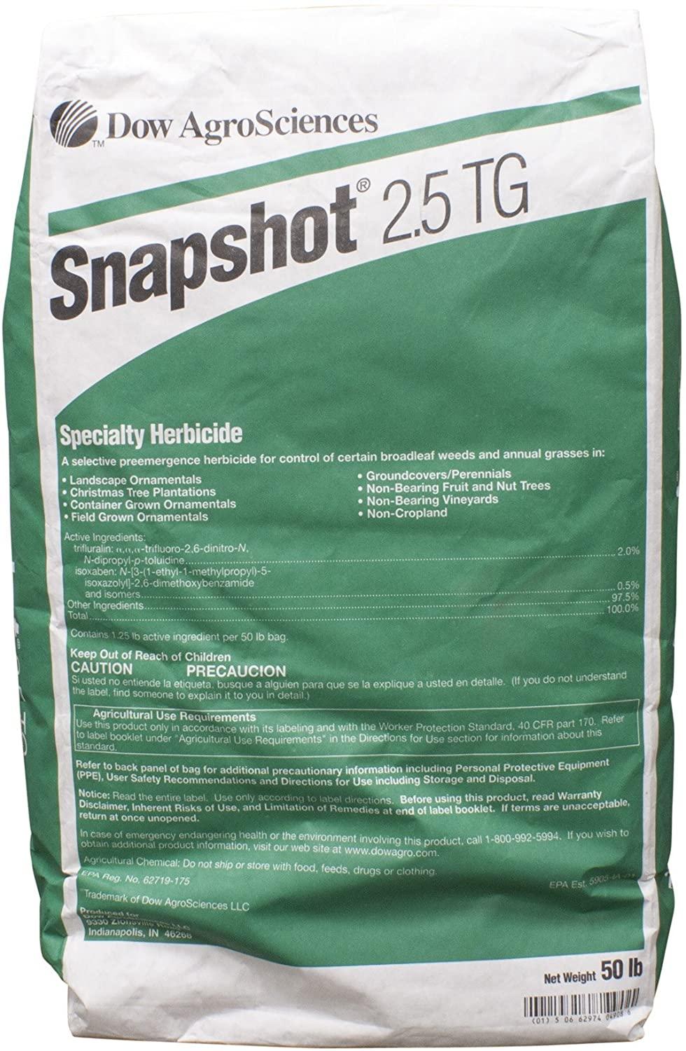 Dow Snapshot �C 50 Pound bag �C Mulch Bed Weed Inhibitor