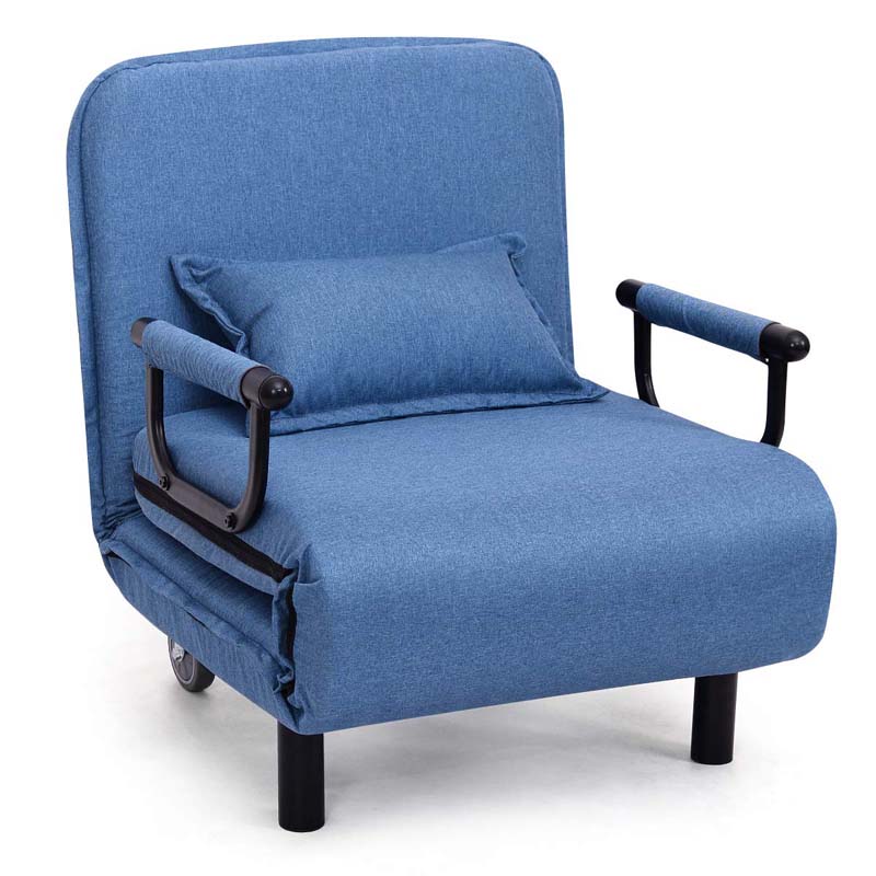 265Quot Convertible Sofa Bed Folding Arm Chair Sleeper Leisure Recliner Lounge Couch - Comfortable And Ergonomic Design