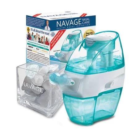 Navage Nasal Care Spa Bundle: Navage Nose Cleaner, SaltPod Cube, and 20 SaltPods, Other