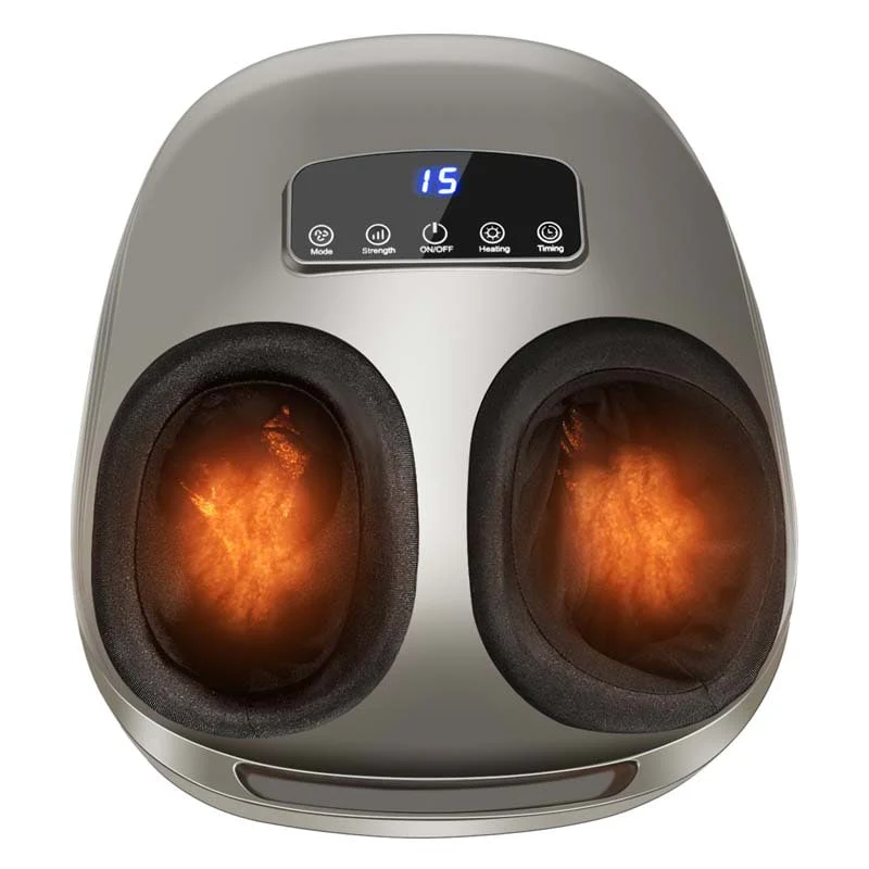 Shiatsu Foot Massager Machine With Heat Foot Warmer Deep Kneading With 3 Massage Modes For Pain Foot Muscle Relief