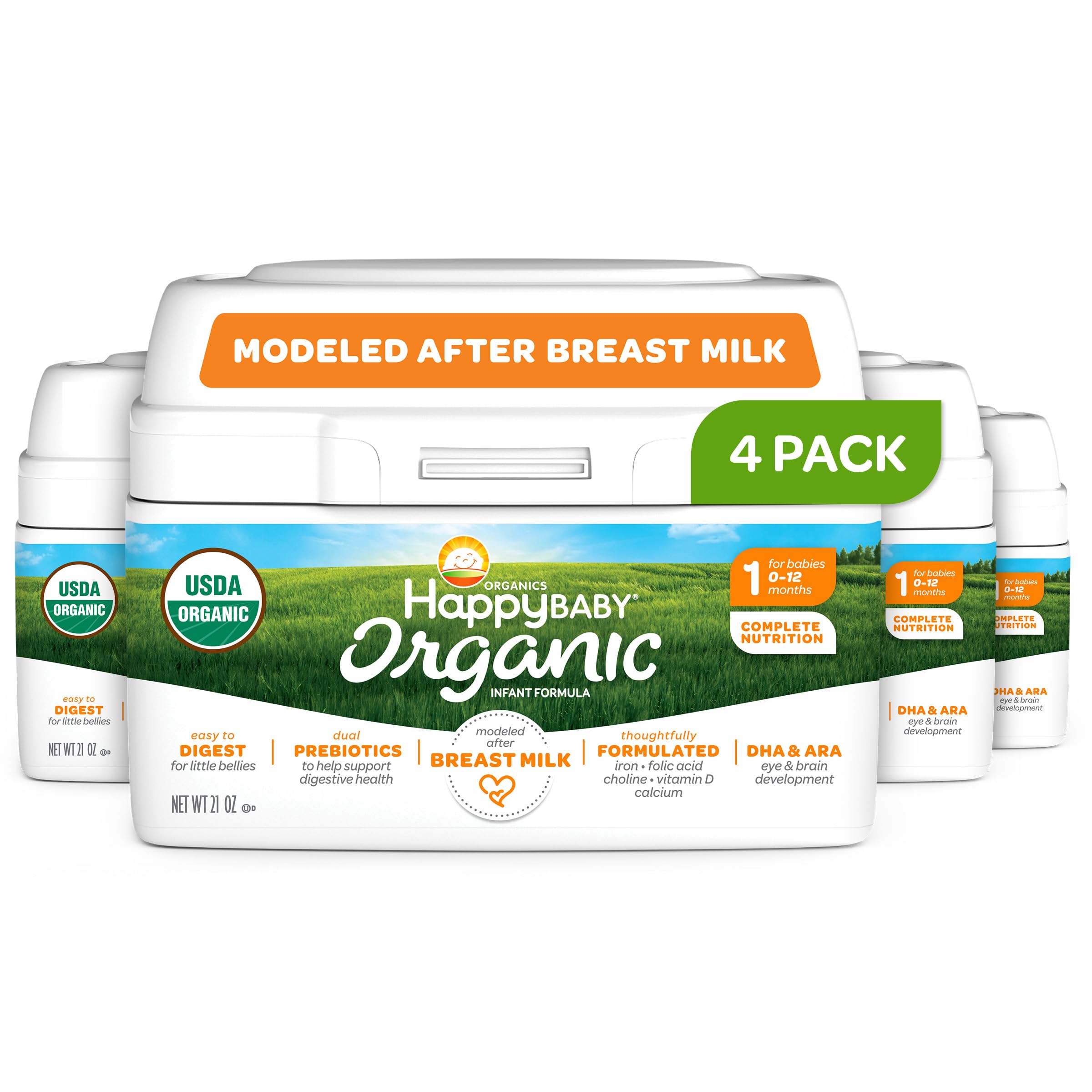 Happy Baby Organic Formula Packaging