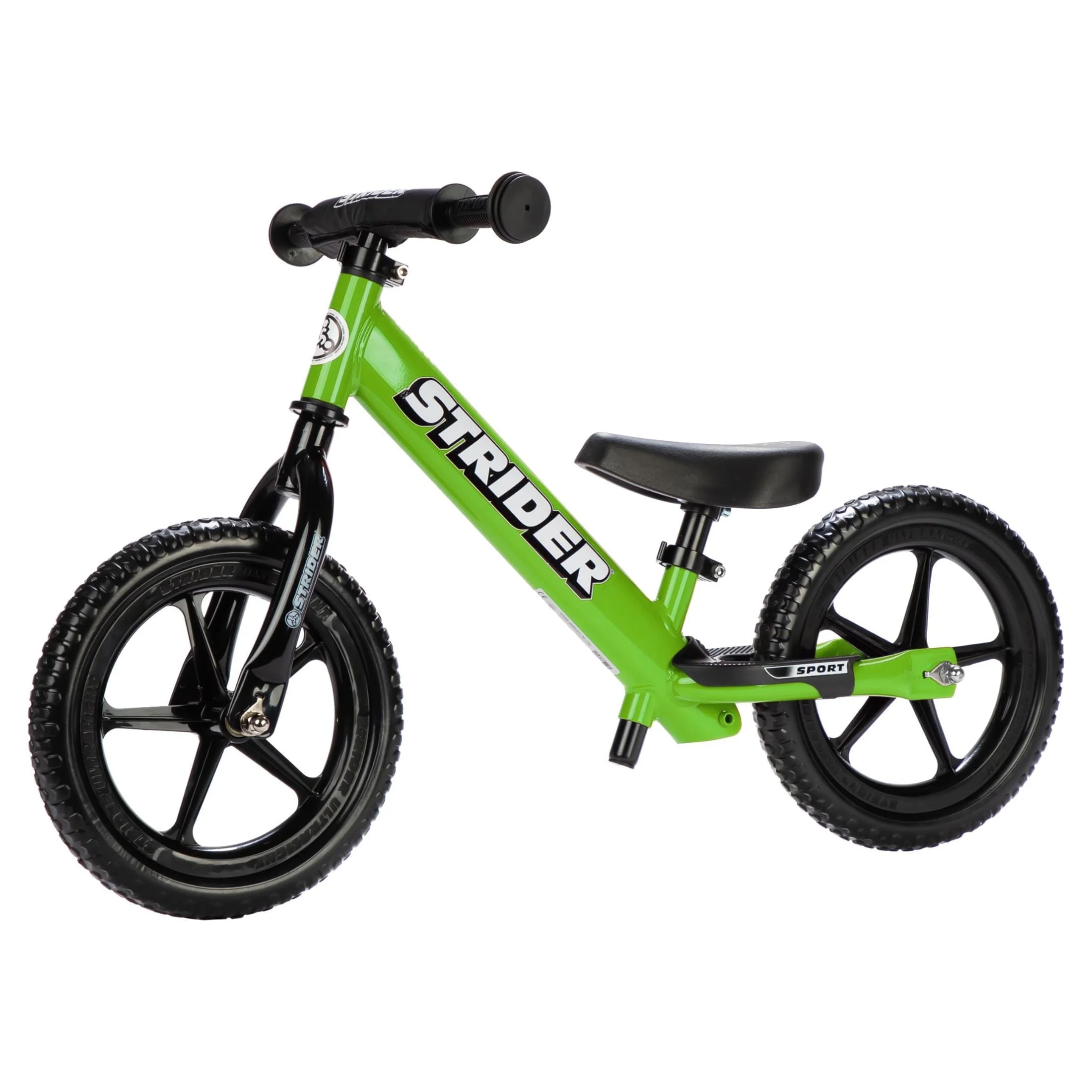 Strider - 12 Sport Balance Bike, Ages 1 to 5 Years - Green