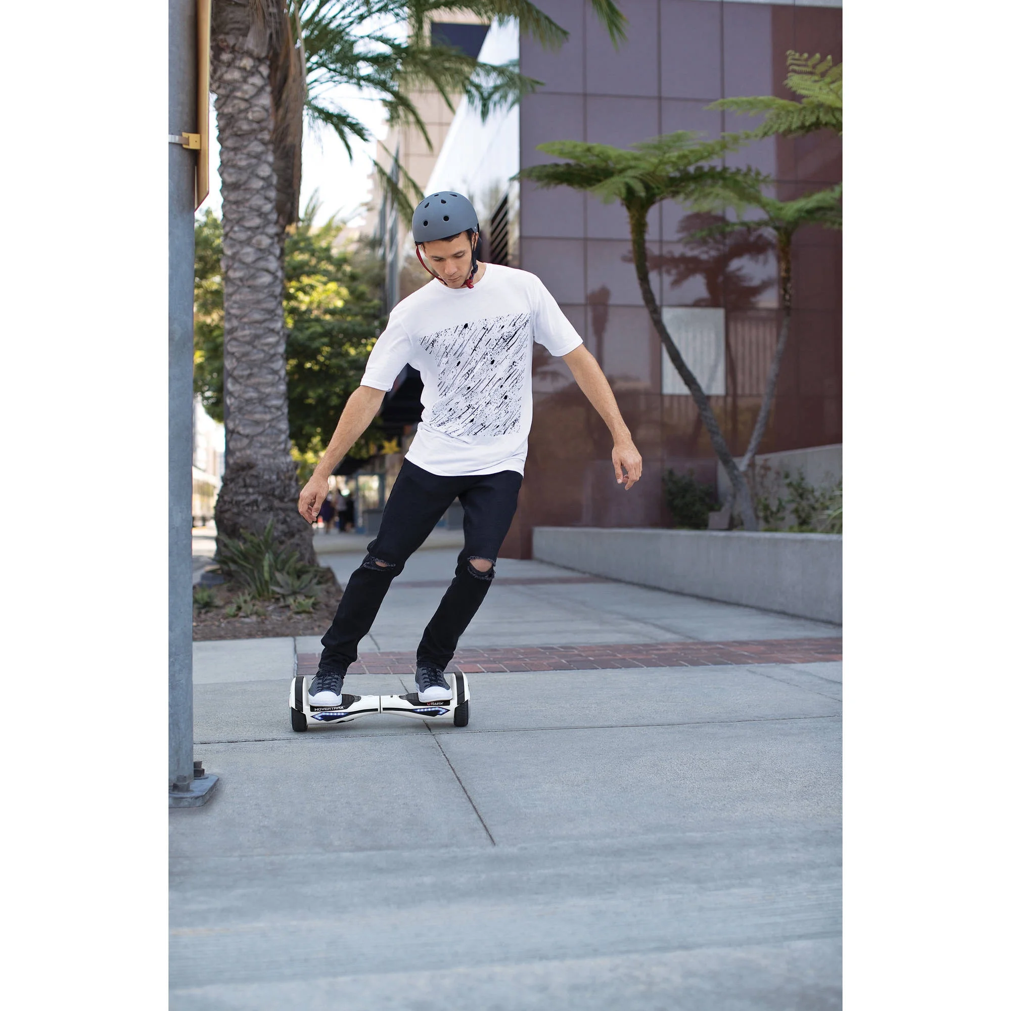 Razor Hovertrax 2.0 Hoverboard - White, up to 8 mph, for Child, Teen, Adult up to 176 lb