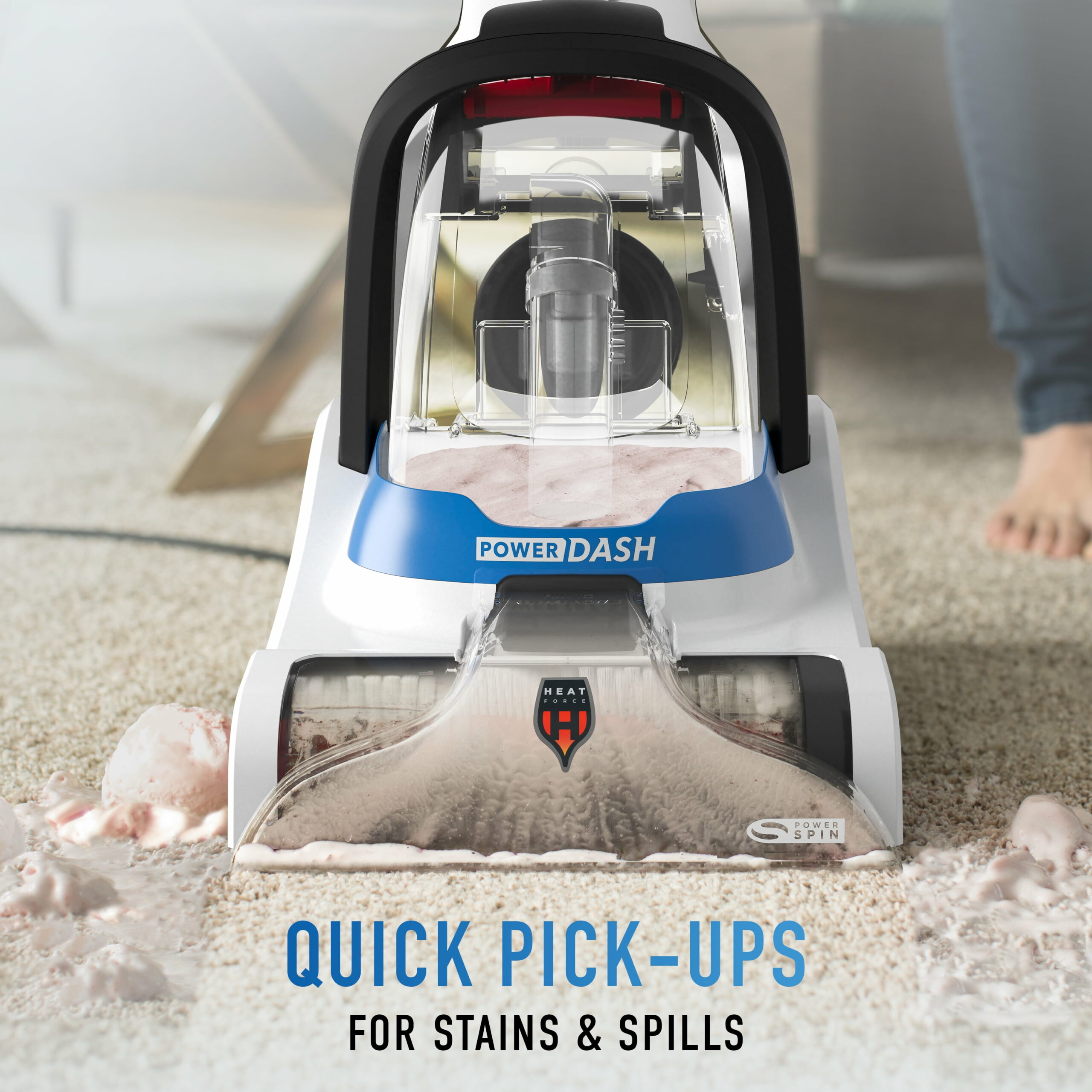 Hoover PowerDash Pet Carpet Cleaner FH50710CN, Compact Lightweight with HeatForce & PowerSpin Brush