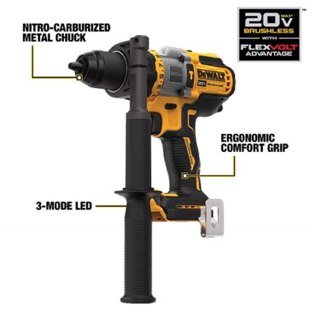 20V MAX Lithium-Ion Cordless Brushless 5 Tool Combo Kit with (2) 4.0Ah Batteries and Charger DCKTS599M2