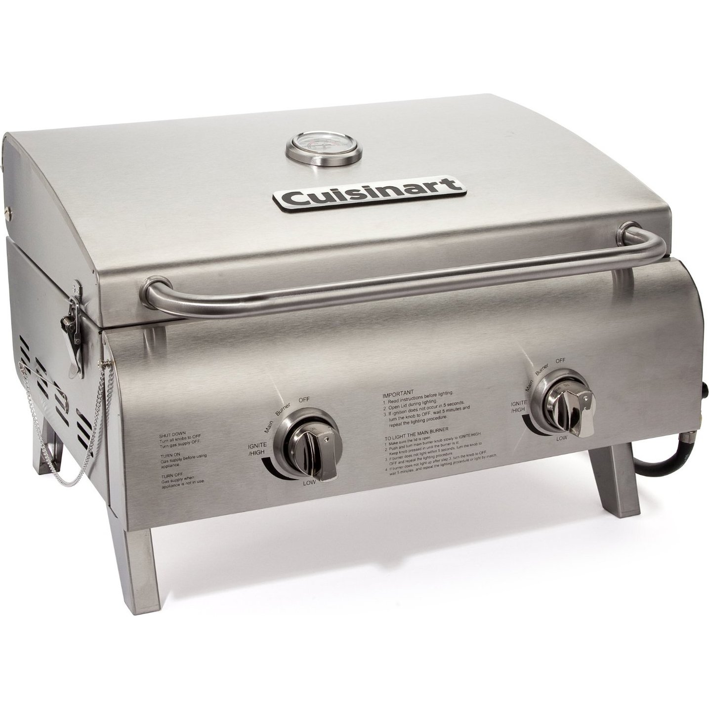 Cuisinart CGG 306 Professional Two Burner Stainless
