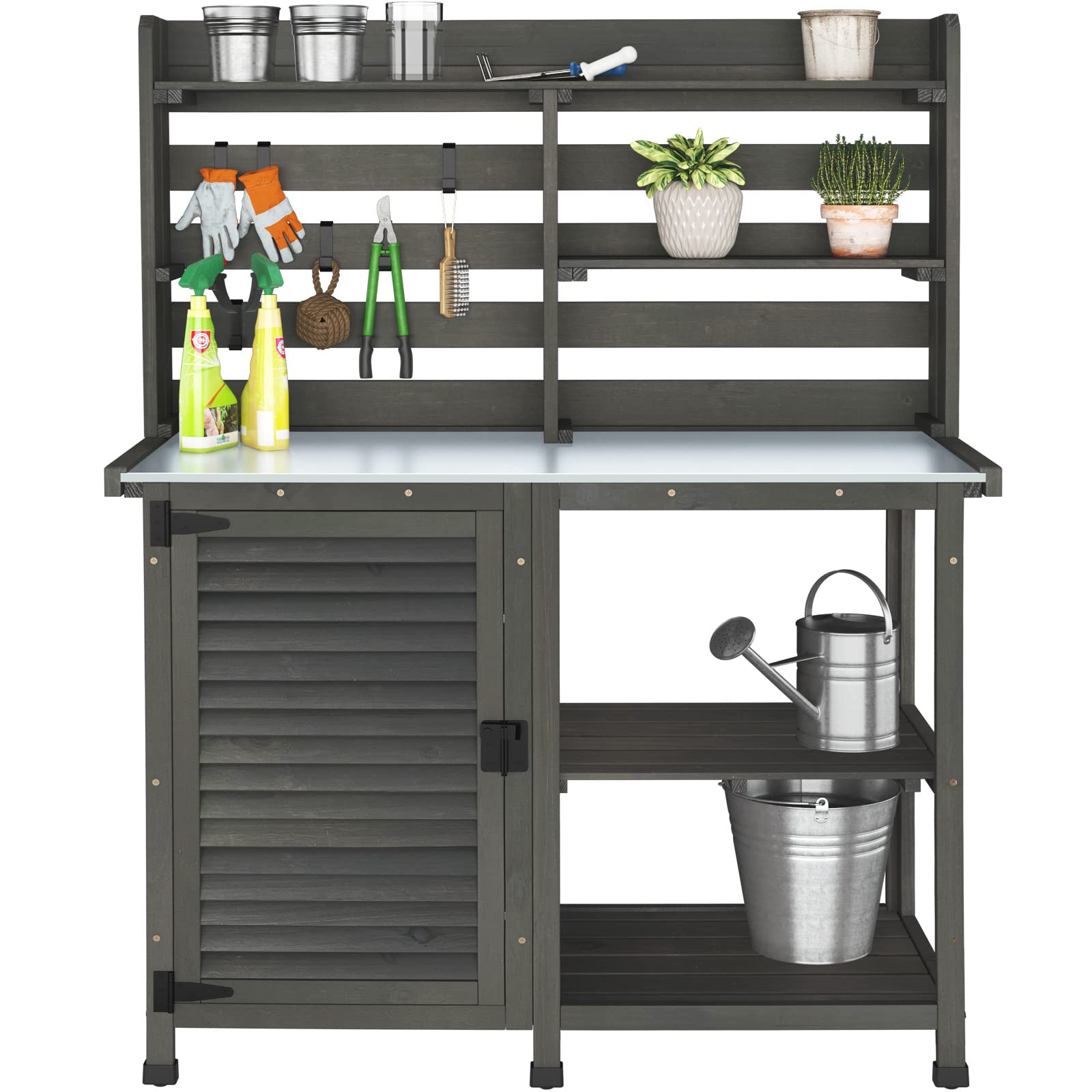 GDLF Potting Outdoor Tabletop Workstation
