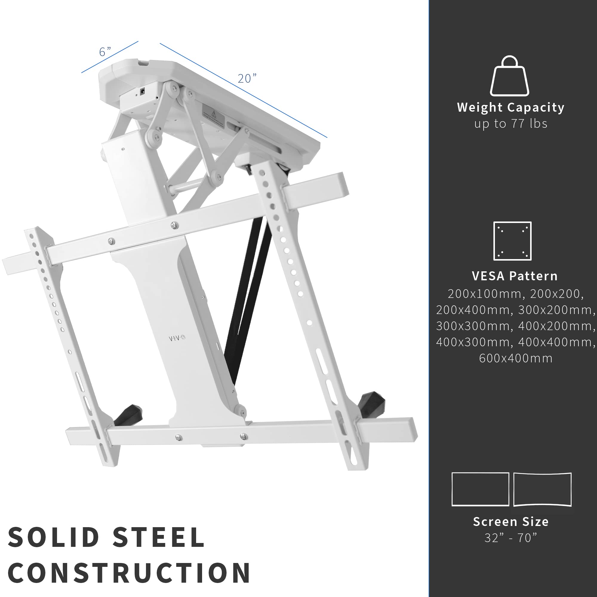 VIVO Electric Ceiling Screens Motorized