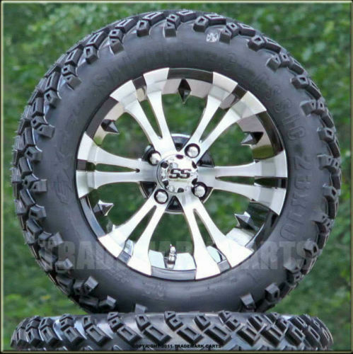 GTW Set of 4 - Vampire 14 inch Machined Wheels on 23