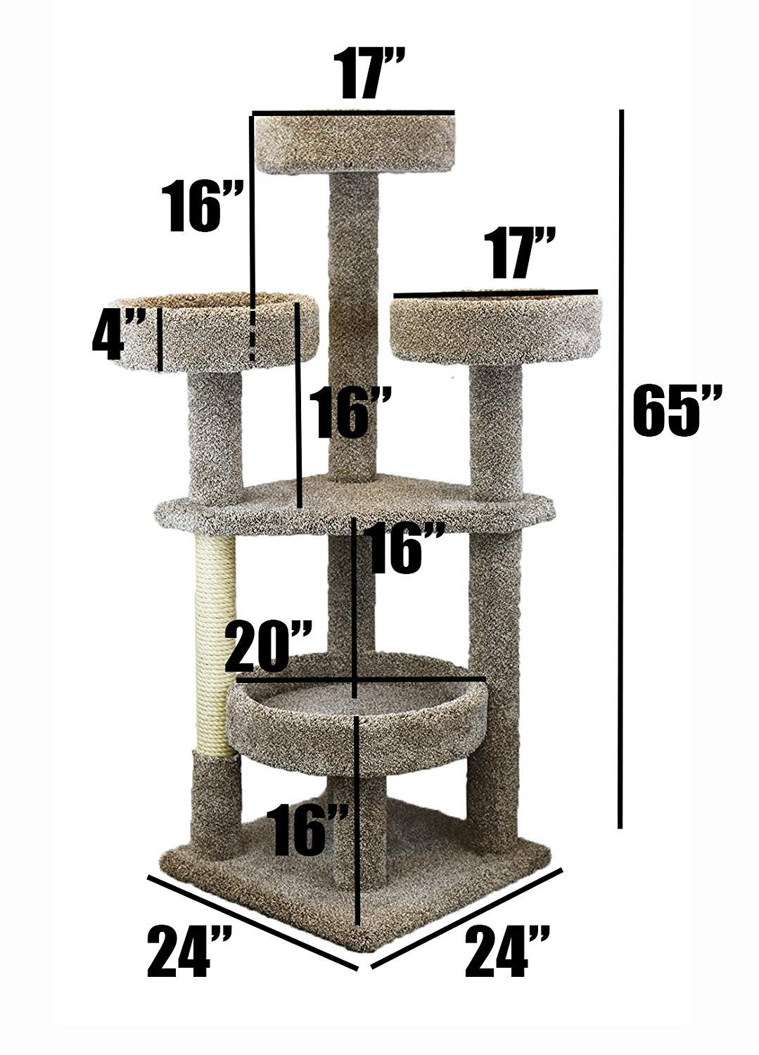 Prestige Cat Trees 130012 Neutral Tower