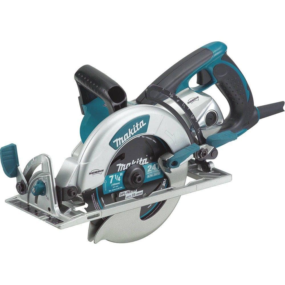 15 Amp 7-1/4 in. Corded Lightweight Magnesium Hypoid Circular Saw with built in fan and 24T Carbide blade 5377MG