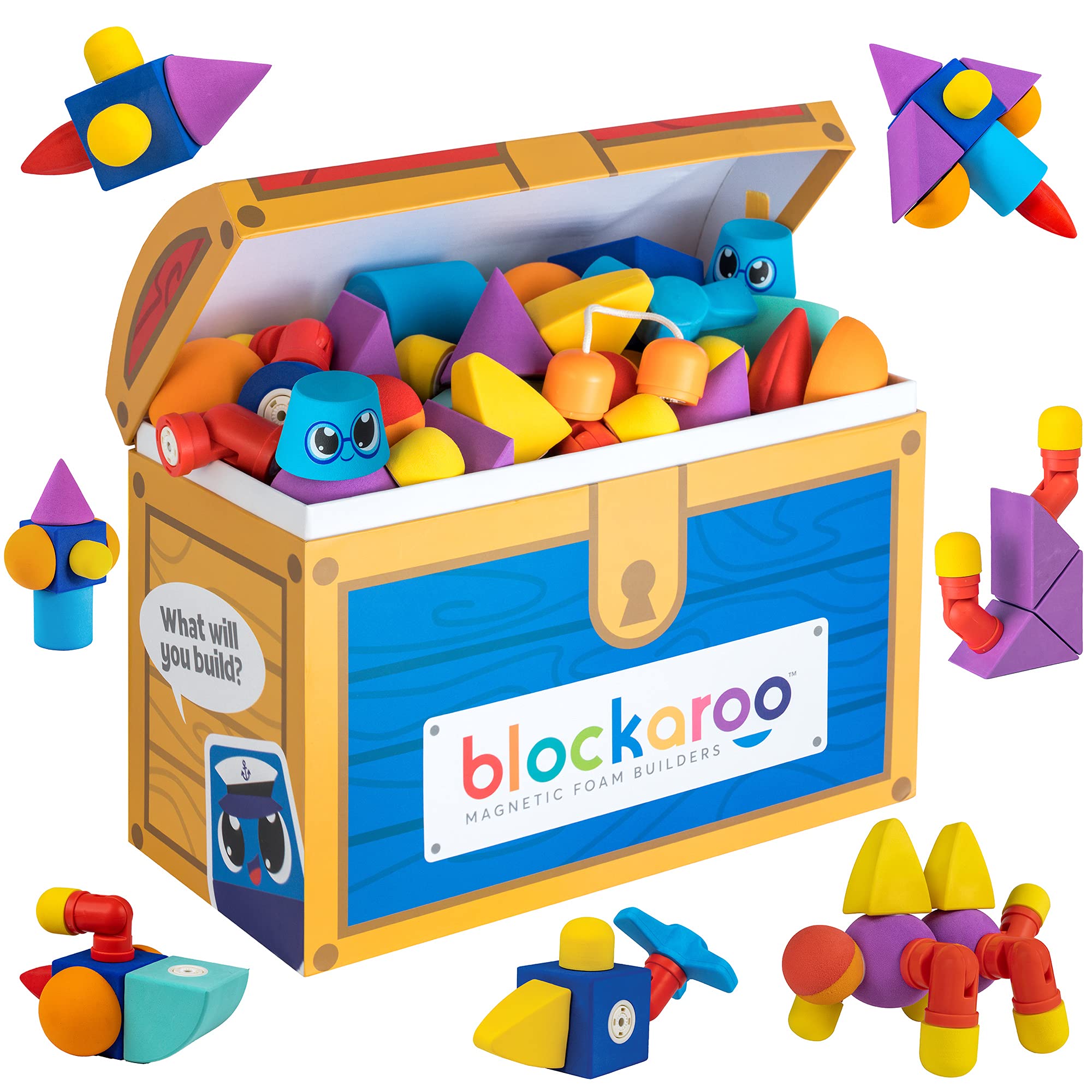 Blockaroo Magnetic Foam Building Blocks