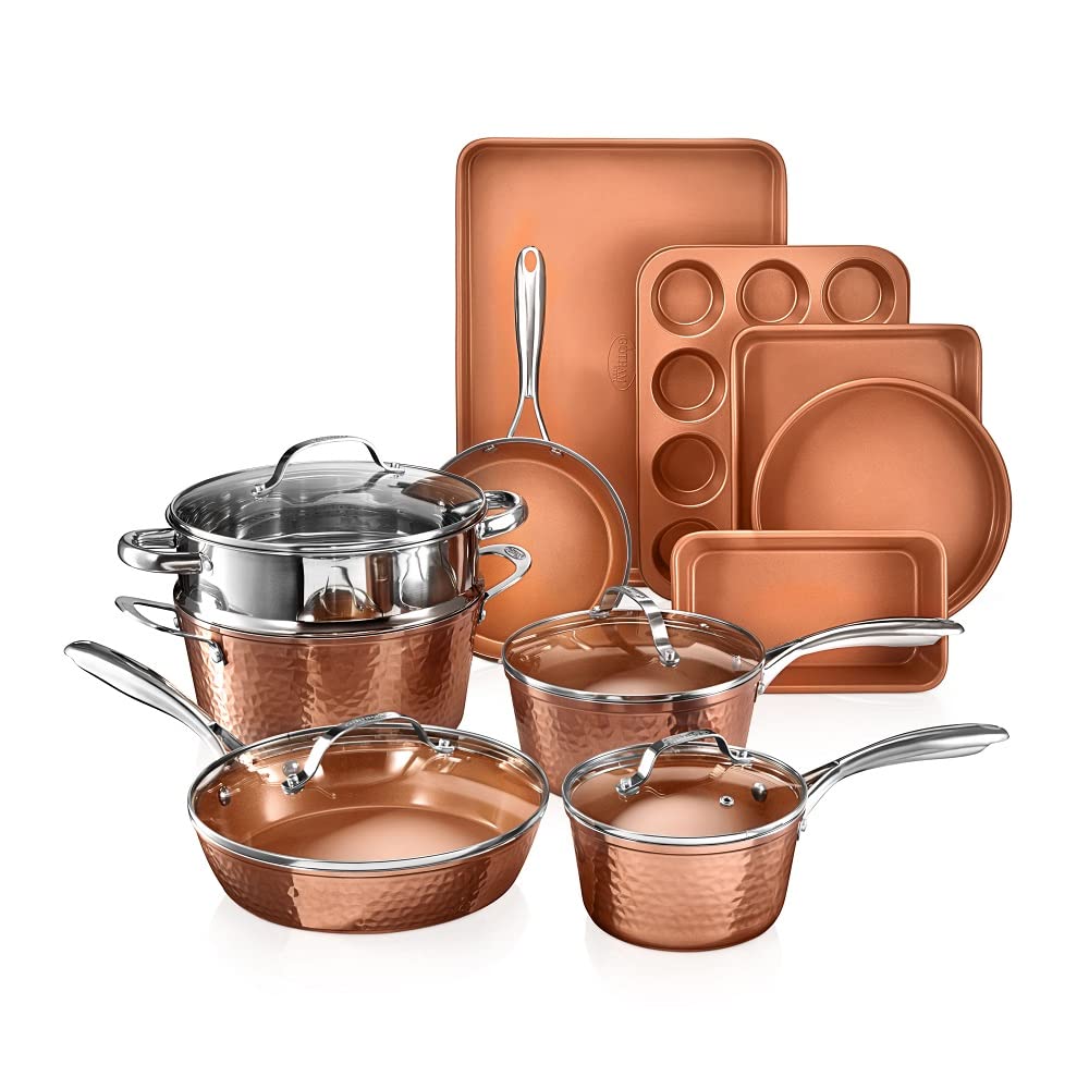 Gotham Steel Hammered Copper Collection