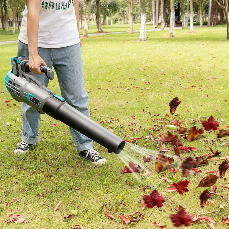 20V Cordless Leaf Blower With Battery Amp Charger 5 Speed Electric Blower For Lawn Care Battery Powered Leaf Blower Lightweight