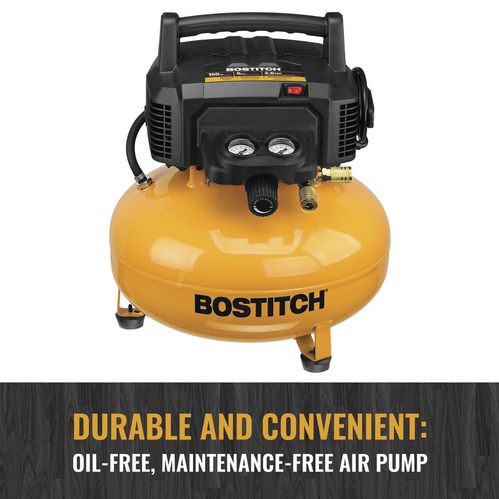 Bostitch? 6-Gallon 150 PSI Portable Electric Pancake Air Compressor