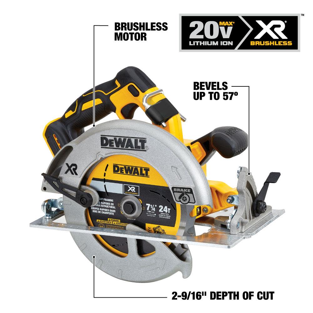20V MAX 7 1/4��?Circular Saw and Lithium Ion Battery Starter Kit