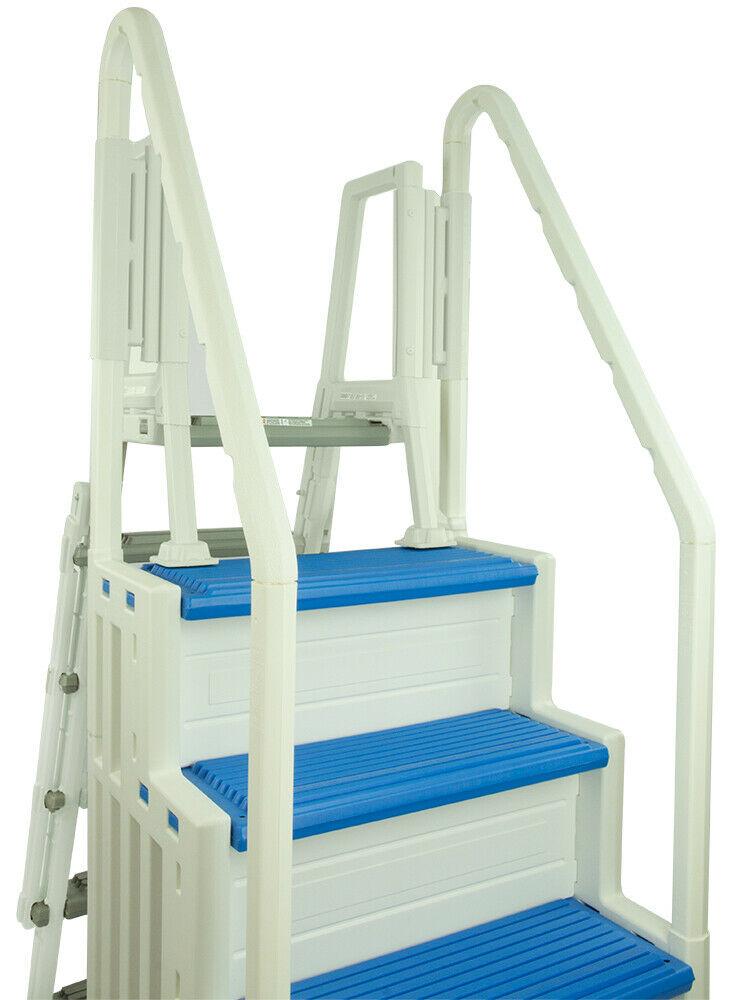 Confer Step 1 & In Pool Ladder Above Ground Swimming Pool System �C Choose Color