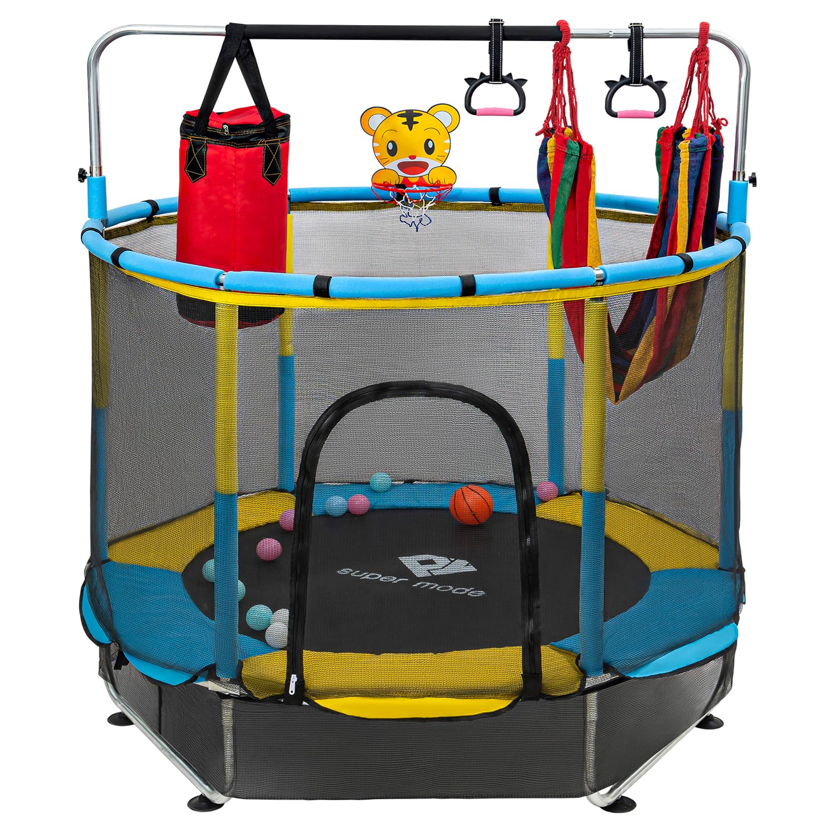 Trampoline Adjustable Toddler Outdoor Enclosure