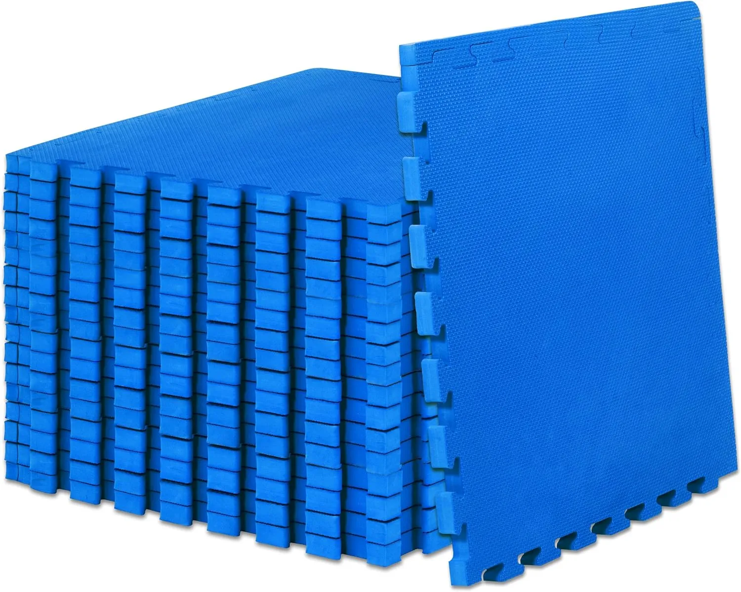 Extra Thick Puzzle Exercise Mat ??? and 1", EVA Foam Interlocking Tiles for Protective, Cushioned Workout Flooring for Home and Gym Equipment