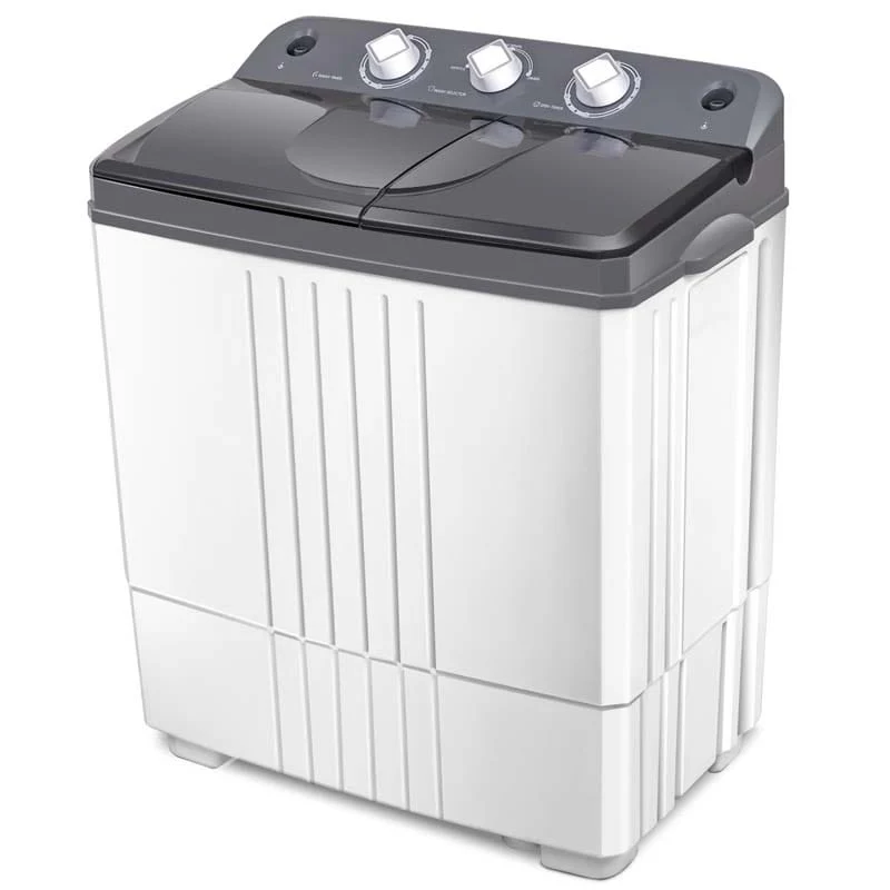 20 Lbs 2 In 1 Portable Washing Machine Twin Tub Top Load Washer Dryer Combo For Rv Dorm Apartment