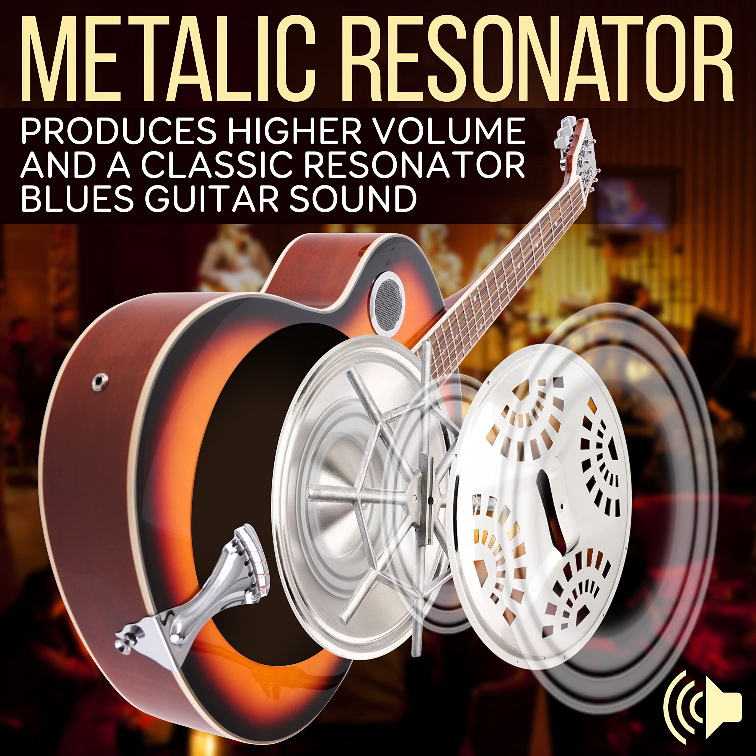Pyle Resophonic Traditional Resonator PGA500BR