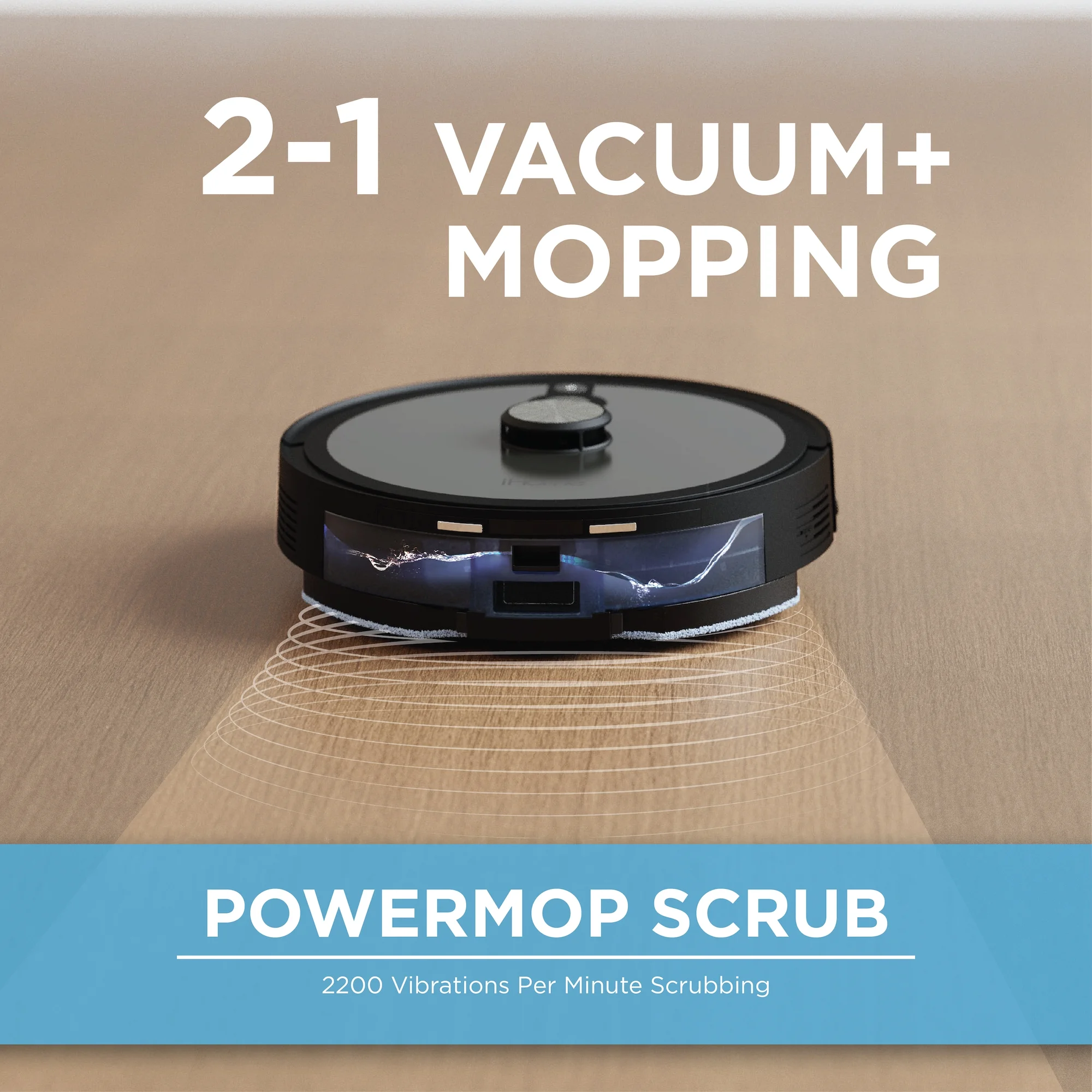 iHome AutoVac Nova S2 Robot Vacuum and Mop with LIDAR Mapping, Customized Cleaning, 150 Min Runtime, 2700pa Suction, App + Remote Control, New