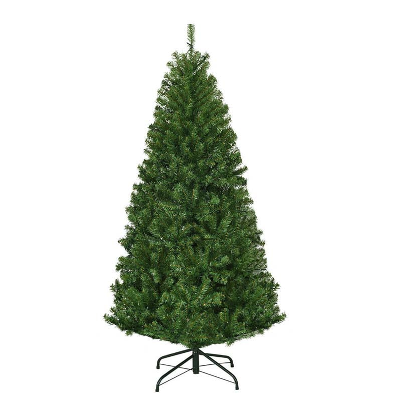 Premium Hinged Prelit Artificial Christmas Tree With Multi Color Led Lights 11 Lighting Modes Metal Stand