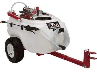 NorthStar Tow Behind Trailer Boom Broadcast and Spot Sprayer �C 21 Gallon Capacity, 2.2 GPM, 12 Volt DC