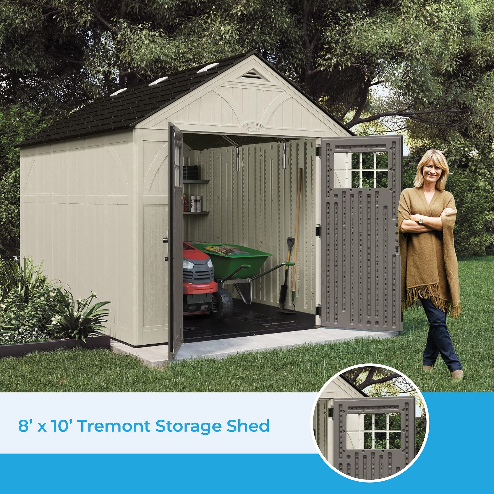 Suncast Tremont Storage Shed Accessories