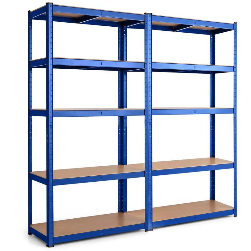 Blue 30Quot X 12Quot X 60Quot 5 Tier Storage Shelving Unit 2000 Lbs Capacity Heavy Duty Metal Utility Shelves Adjustable Storage Racks