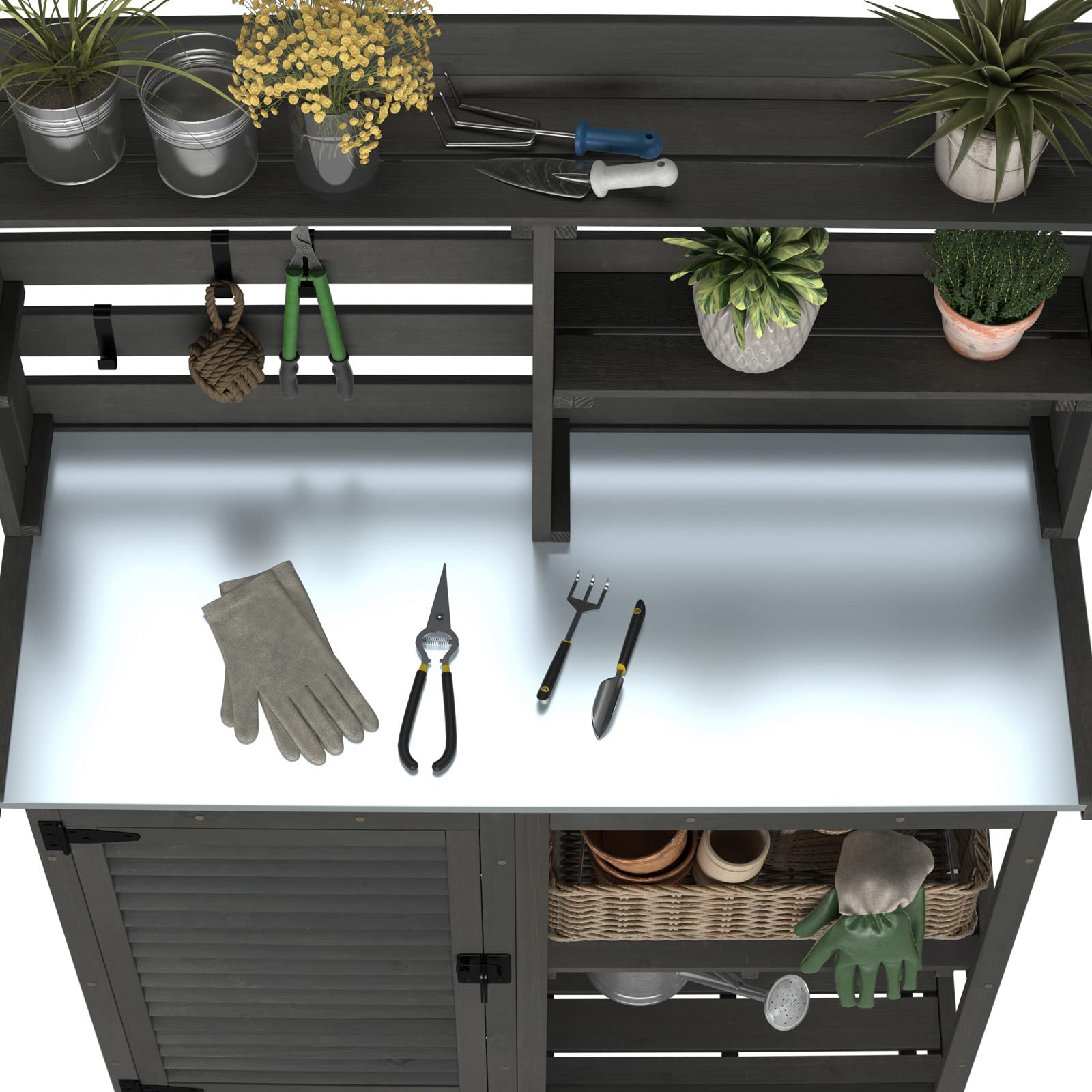 GDLF Potting Outdoor Tabletop Workstation