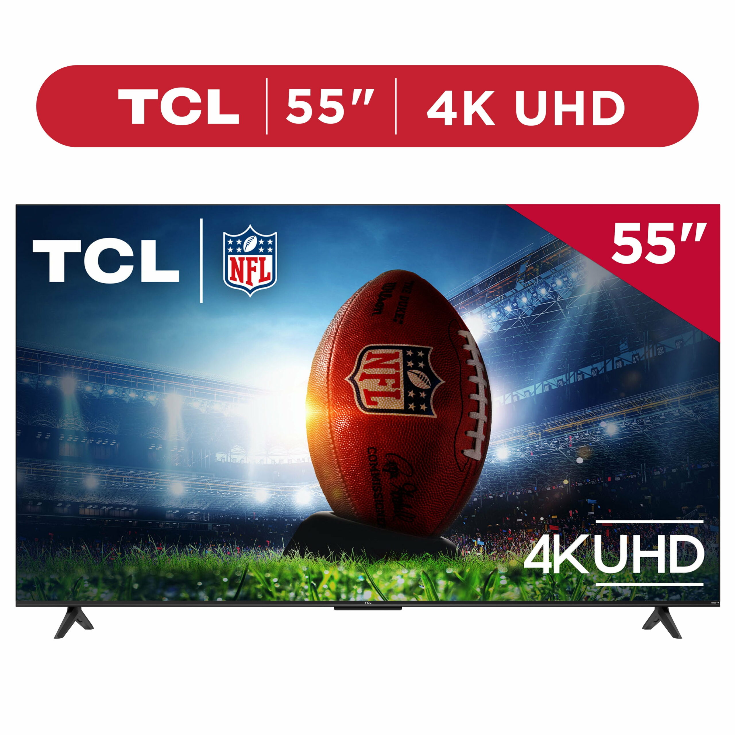 TCL 55��� 4-Series 4K UHD HDR Smart TV with Roku, Voice Control, and Apple AirPlay