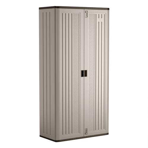 Suncast Mega Tall Storage Cabinet