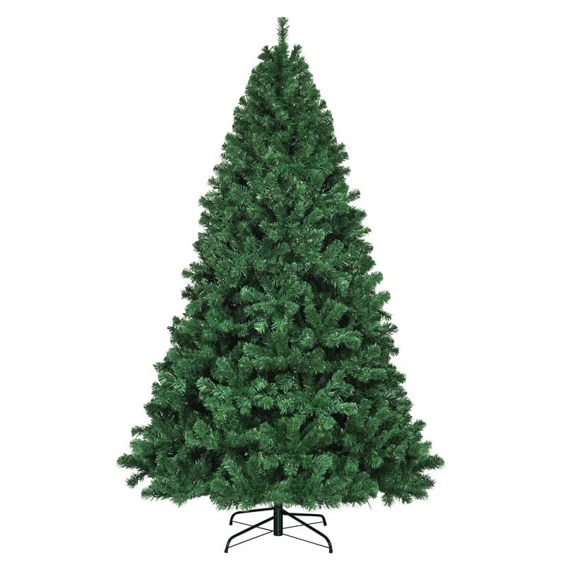 75 Ft Pre Lit Artificial Spruce Christmas Tree With 550 Multicolor Lights Amp 1075 Hinged Branch Tips