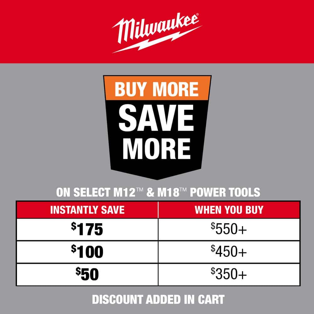 Milwaukee M12 FUEL 3/8��� Cordless Brushless Stubby Impact Wrench, 250 ft-lbs Torque, Tool-Only