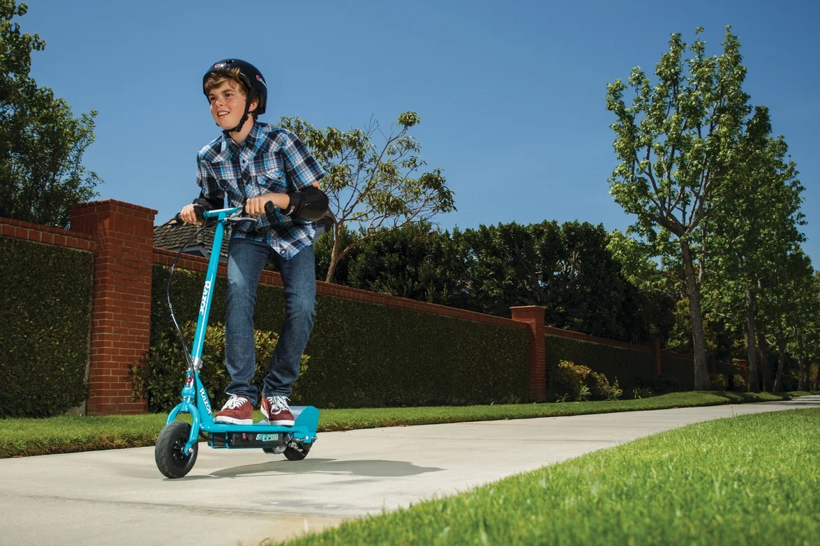 Razor E200 Electric Scooter - Teal, up to 12 mph, 8