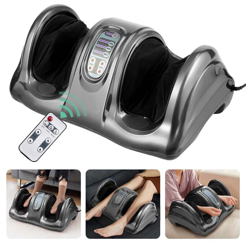 Electric Shiatsu Foot Massager With High Intensity Rollers Machine Massage For Feet Leg Calf Ankle Nerve Pain Therapy
