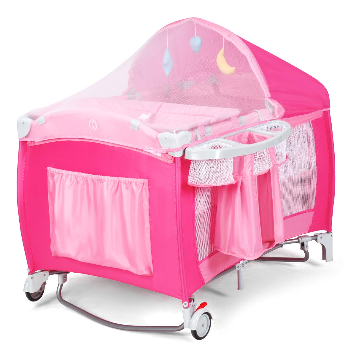 Costzon Playard Reversible Changer Bassinet