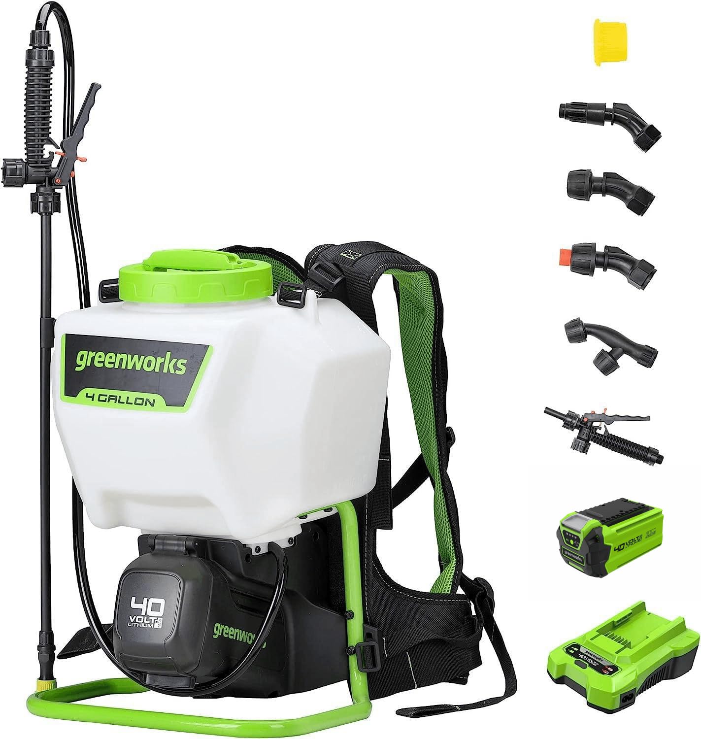 Greenworks Cordless Backpack Spraying Cleaning