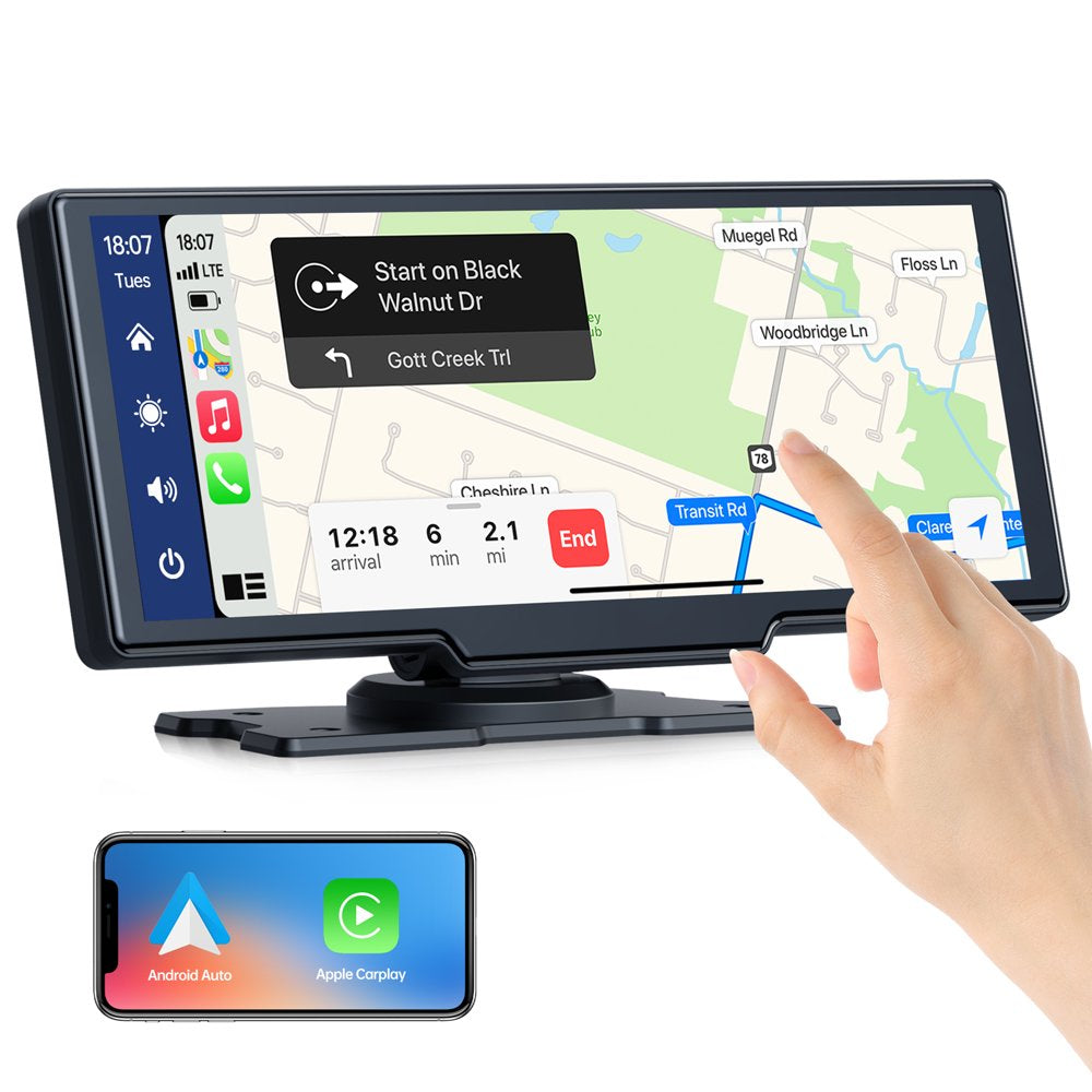 Lamtto 9.26" Touchscreen Wireless Car Stereo with Apple Carplay