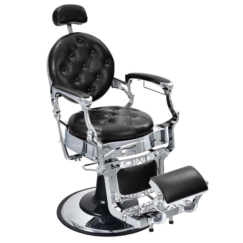 Vintage Barber Chair Height Adjustable Hairdressing Chair 360Deg Swivel Reclining Makeup Hair Salon Chair For Hair Stylist - Comfortable And Ergonomic Design